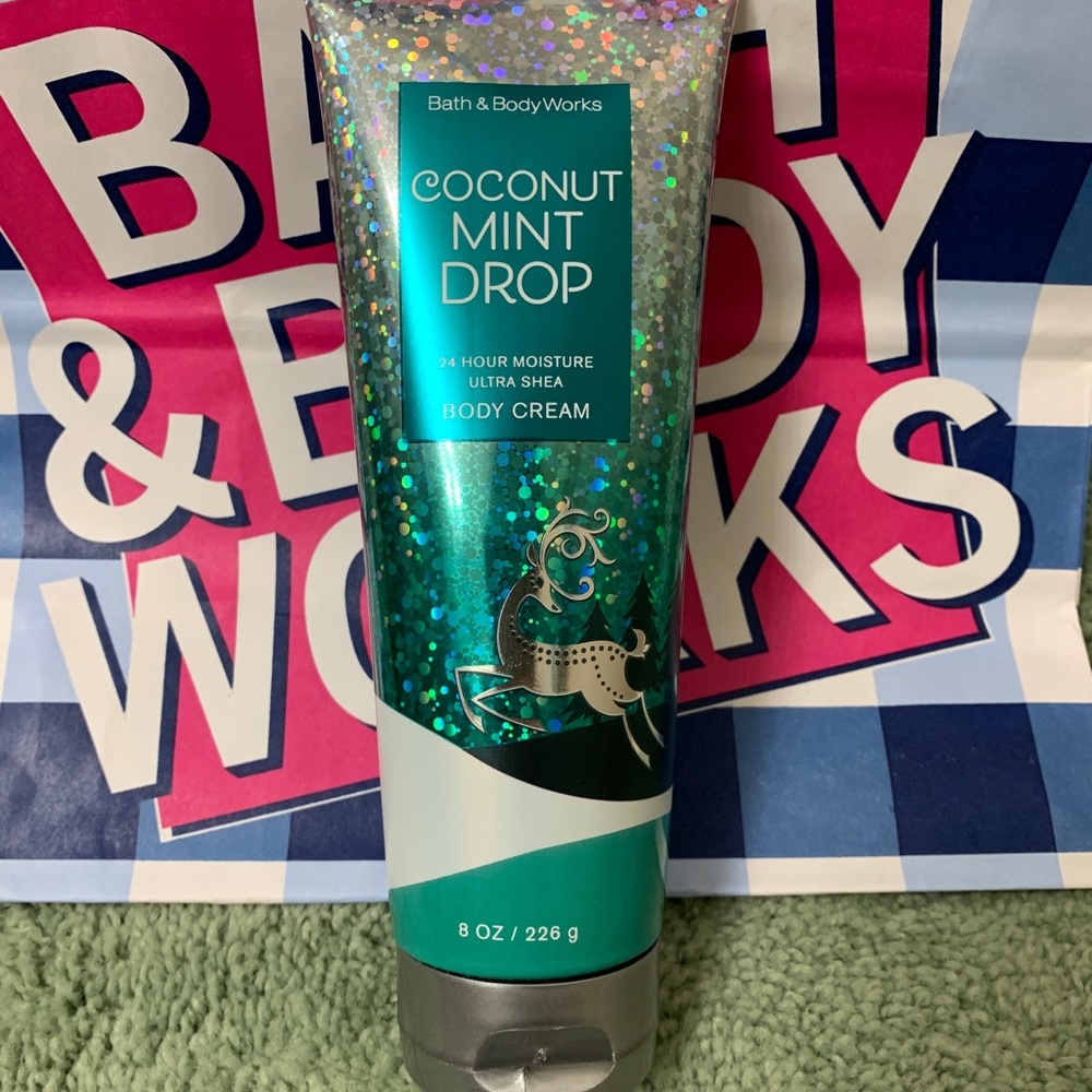 NWT Coconut Mint Drop Bath & Body Works Body Cream